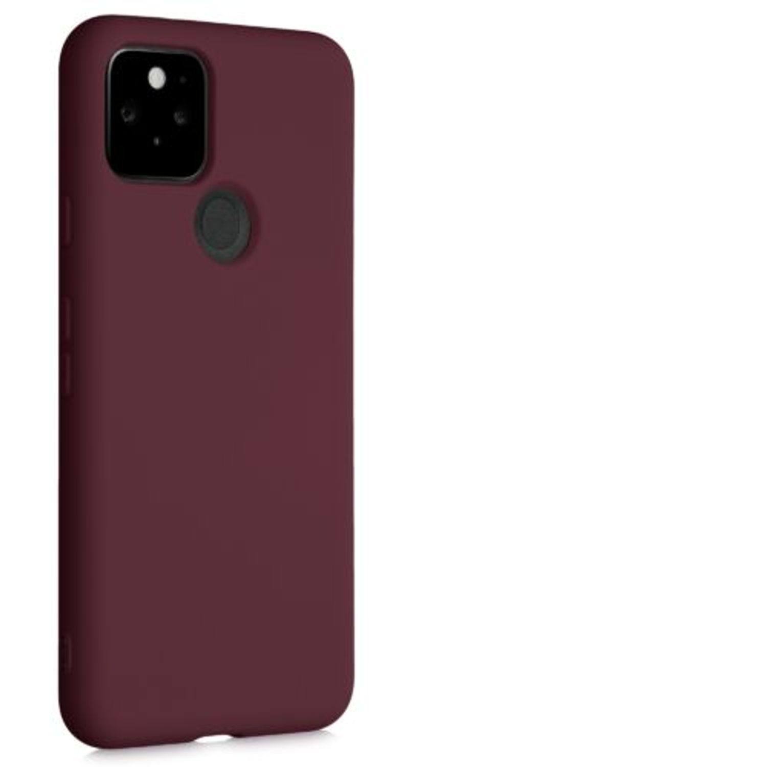 Husa pentru Google Pixel 5, Silicon, Violet, 53778.187 fotografia produsului View 8 L