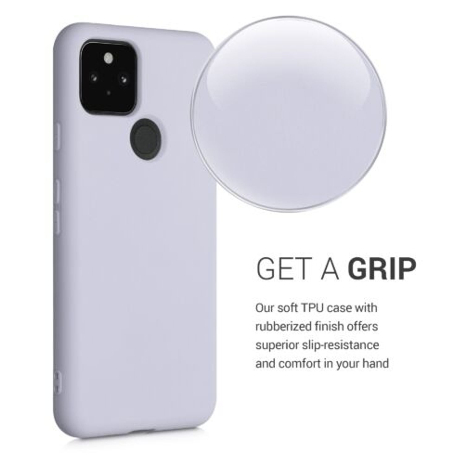 Husa pentru Google Pixel 5, Silicon, Albastru, 53778.192 fotografia produsului View 4 L