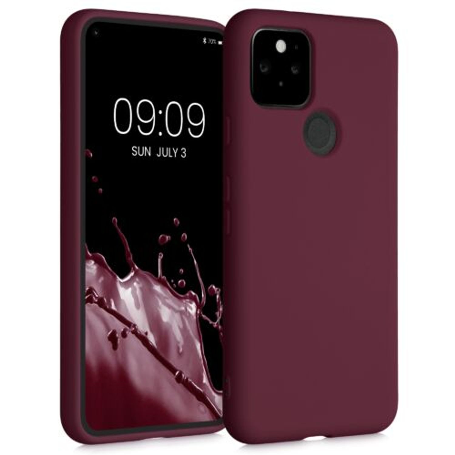 Husa pentru Google Pixel 5, Silicon, Violet, 53778.187 fotografia produsului