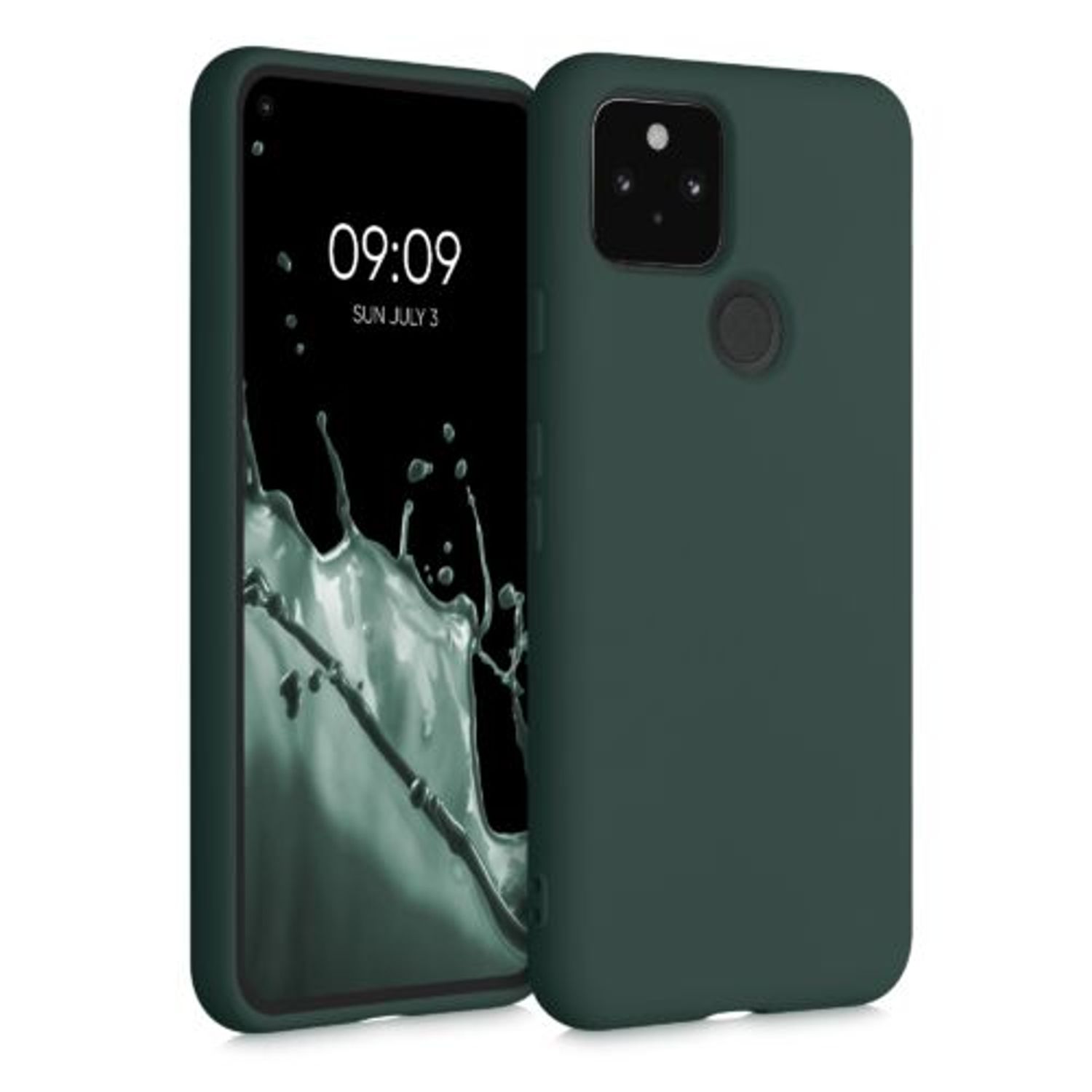 Husa pentru Google Pixel 5, Silicon, Verde, 53778.169 fotografia produsului