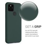Husa pentru Google Pixel 5, Silicon, Verde, 53778.169 fotografia produsului View 5 S