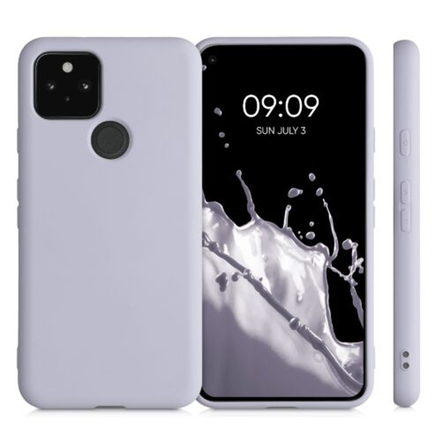 Husa pentru Google Pixel 5, Silicon, Albastru, 53778.192 fotografia produsului View 2 L