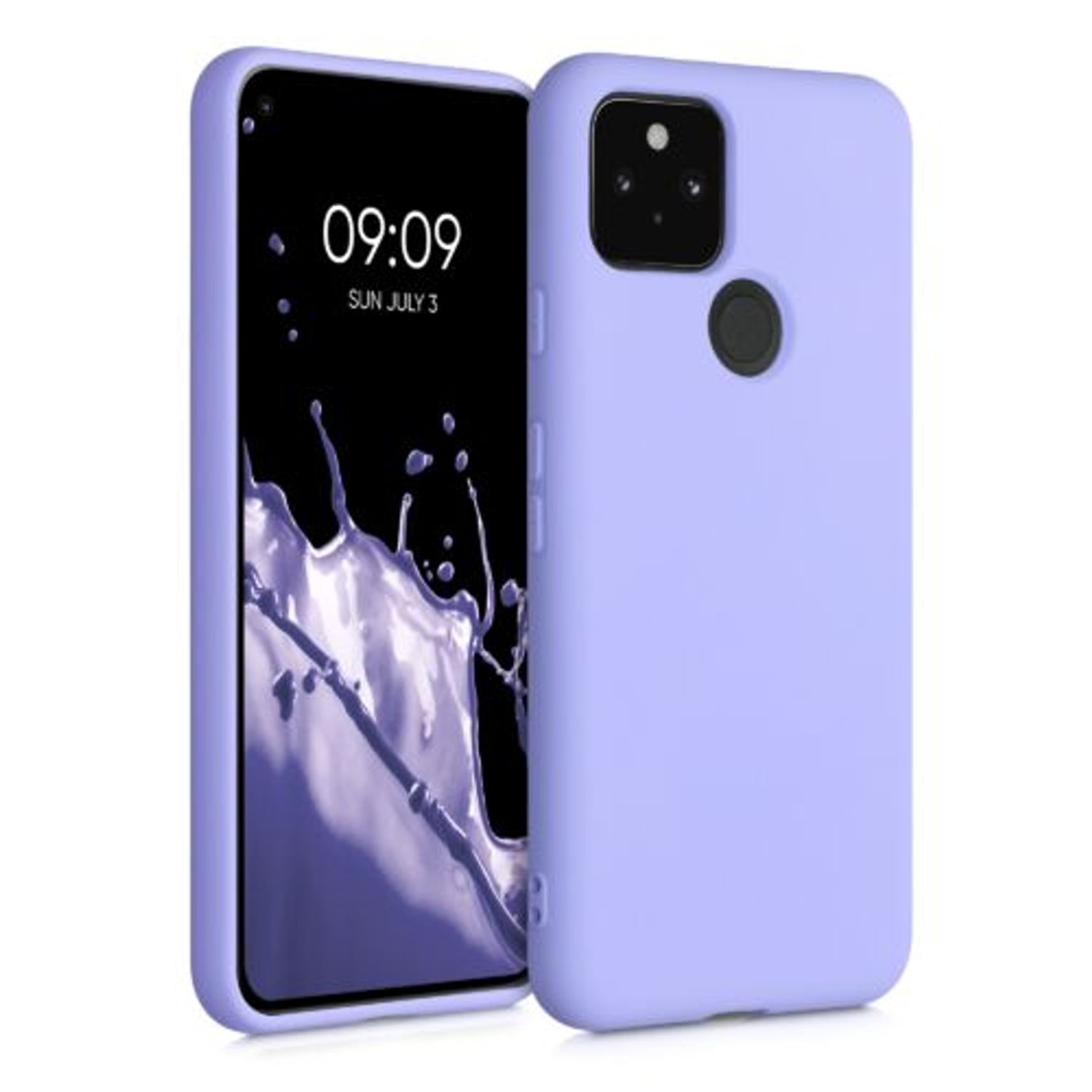 Husa pentru Google Pixel 5, Silicon, Albastru, 53778.139 fotografia produsului