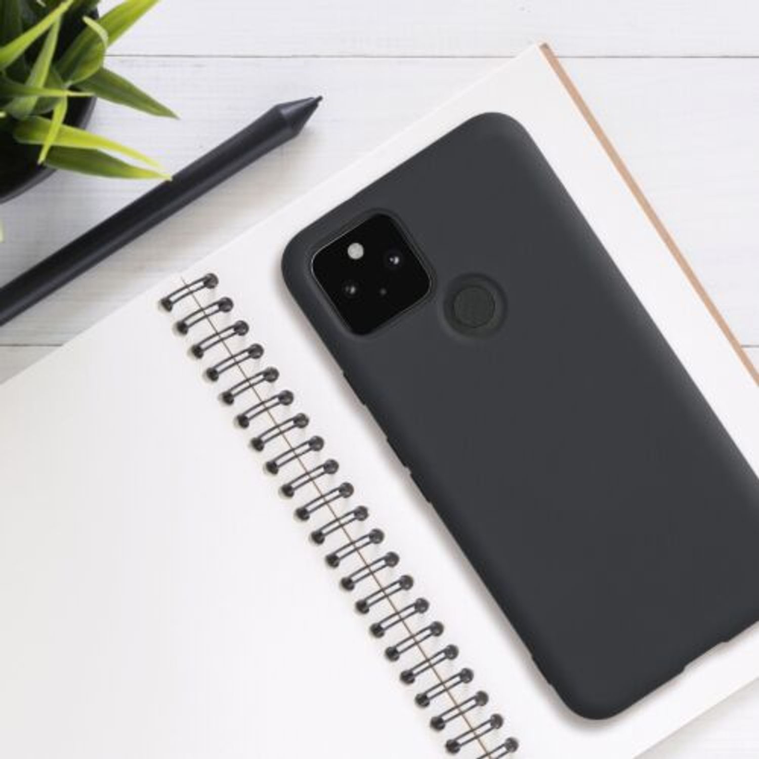 Husa pentru Google Pixel 5, Silicon, Negru, 53778.47 fotografia produsului View 8 L