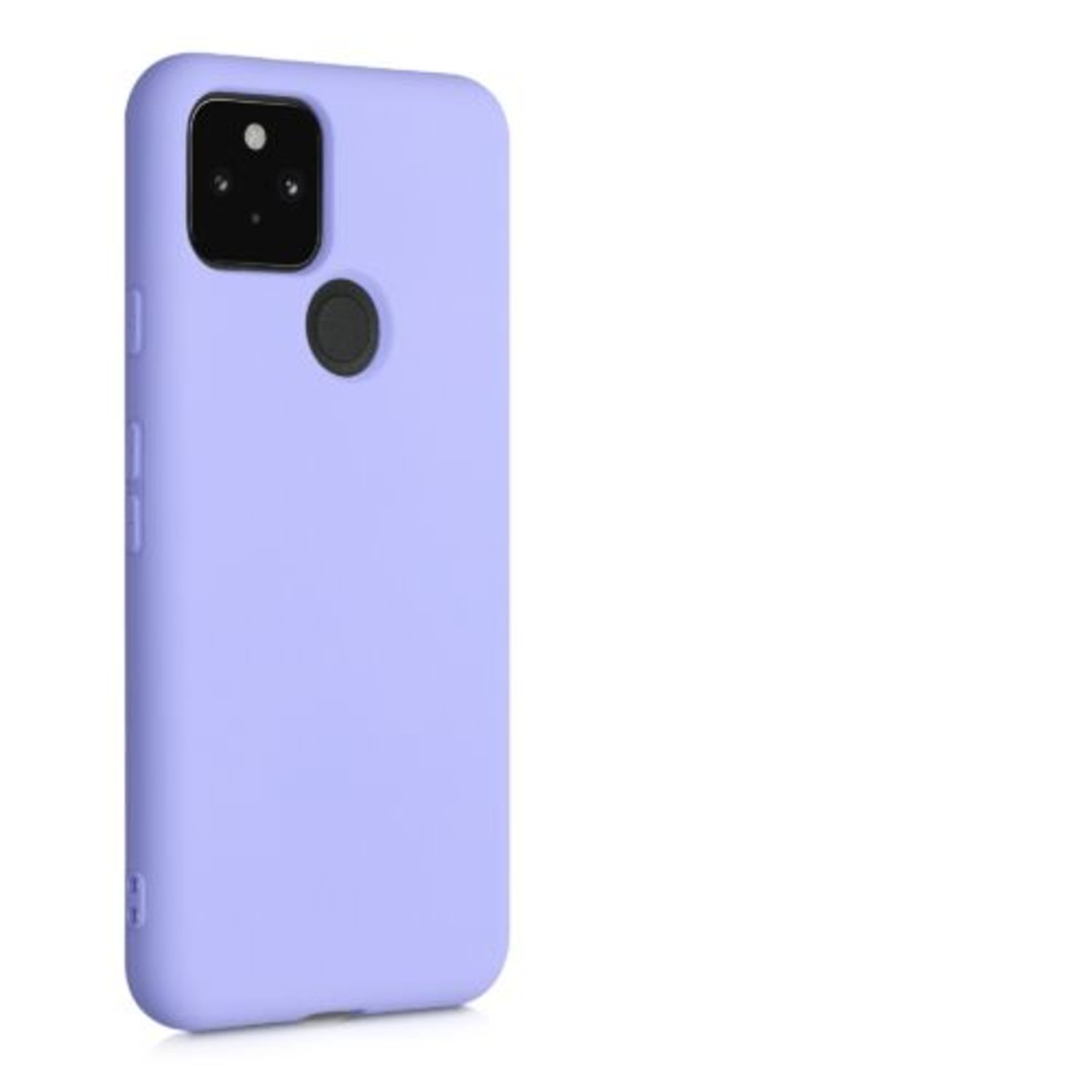 Husa pentru Google Pixel 5, Silicon, Albastru, 53778.139 fotografia produsului View 5 L