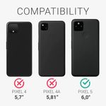 Husa pentru Google Pixel 5, Silicon, Negru, 53843.01 fotografia produsului View 4 S