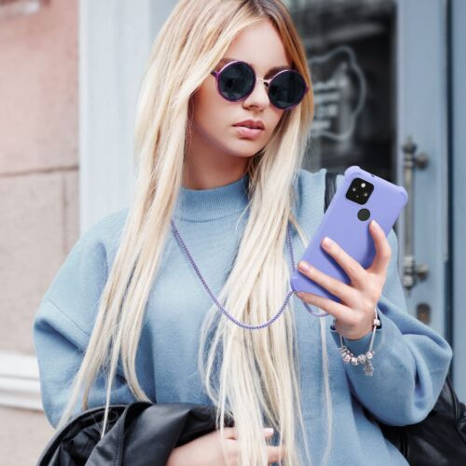Husa pentru Google Pixel 5, Silicon, Negru, 53843.01 fotografia produsului View 5 L