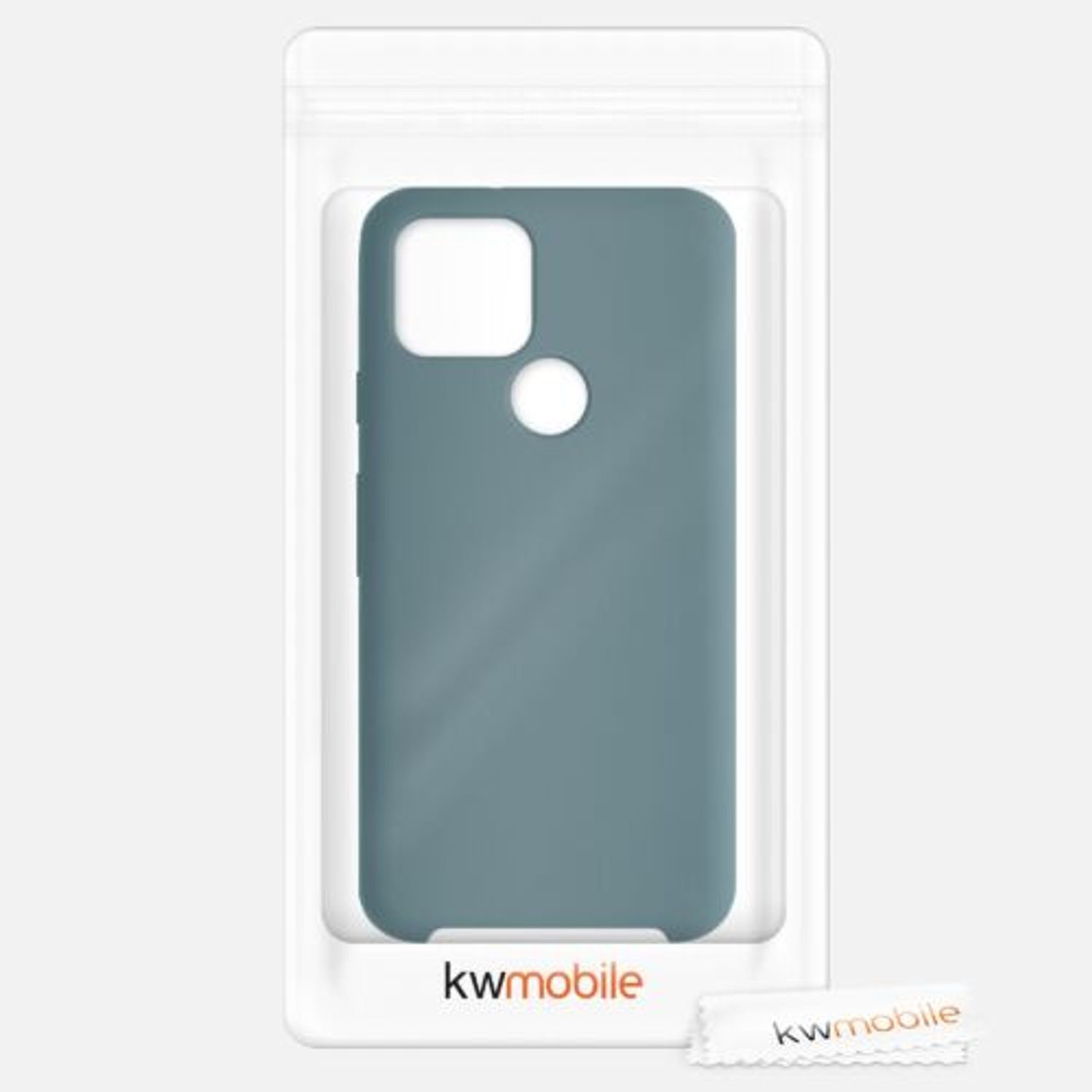 Husa pentru Google Pixel 5, Silicon, Albastru, 53633.207 fotografia produsului View 8 L