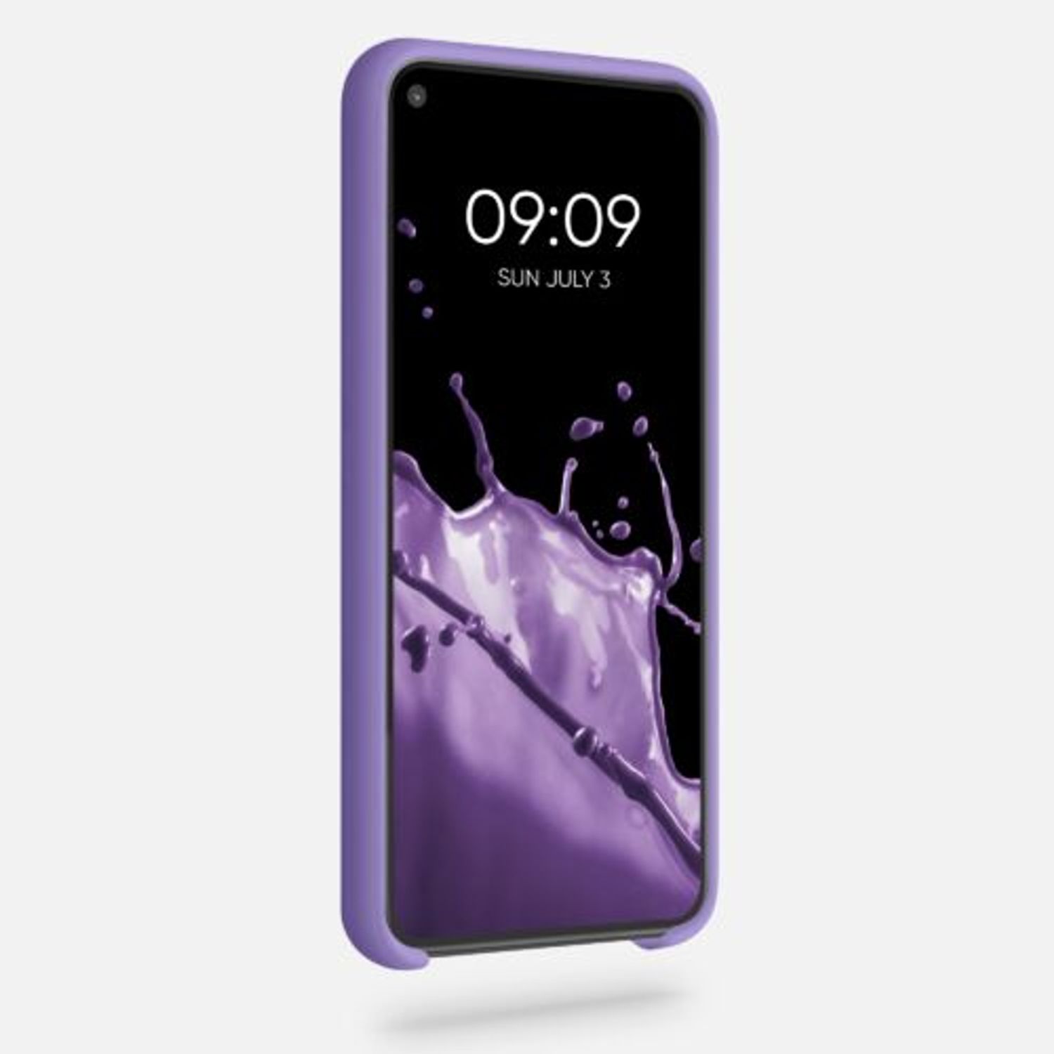Husa pentru Google Pixel 5, Silicon, Mov, 53633.222 fotografia produsului View 3 L
