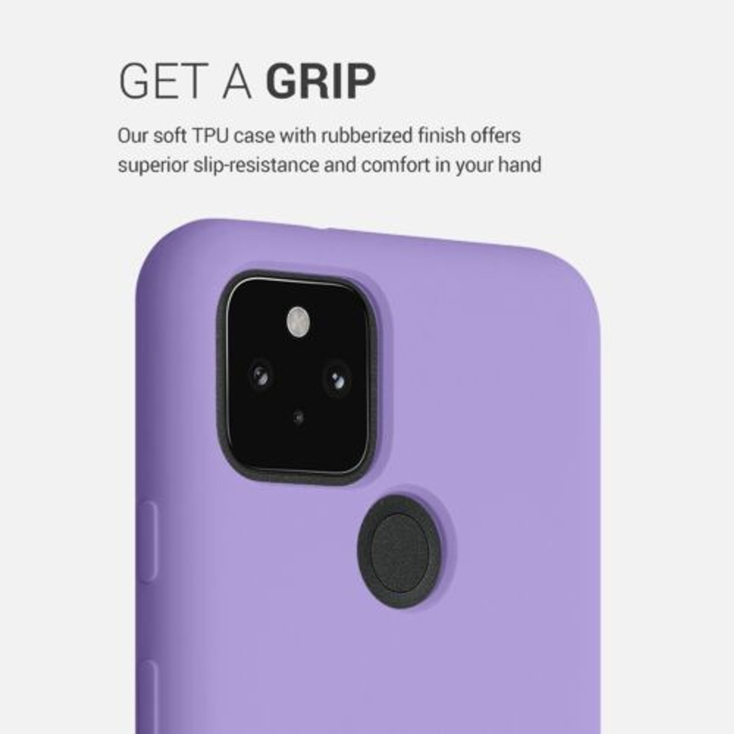 Husa pentru Google Pixel 5, Silicon, Mov, 53633.222 fotografia produsului View 5 L