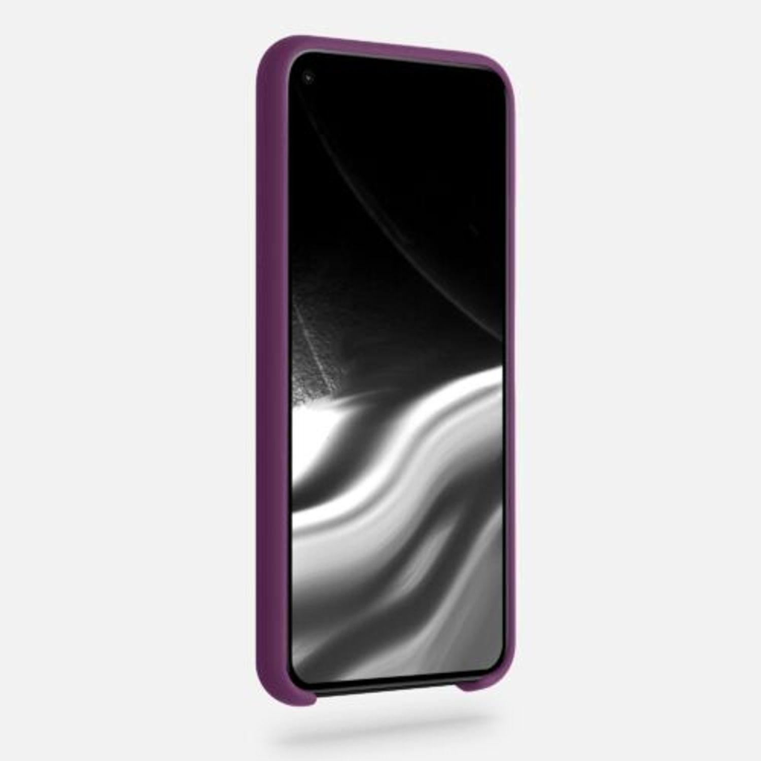 Husa pentru Google Pixel 5, Silicon, Mov, 53633.197 fotografia produsului View 3 L