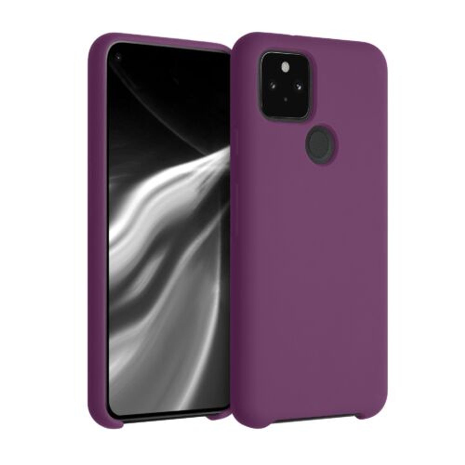 Husa pentru Google Pixel 5, Silicon, Mov, 53633.197 fotografia produsului