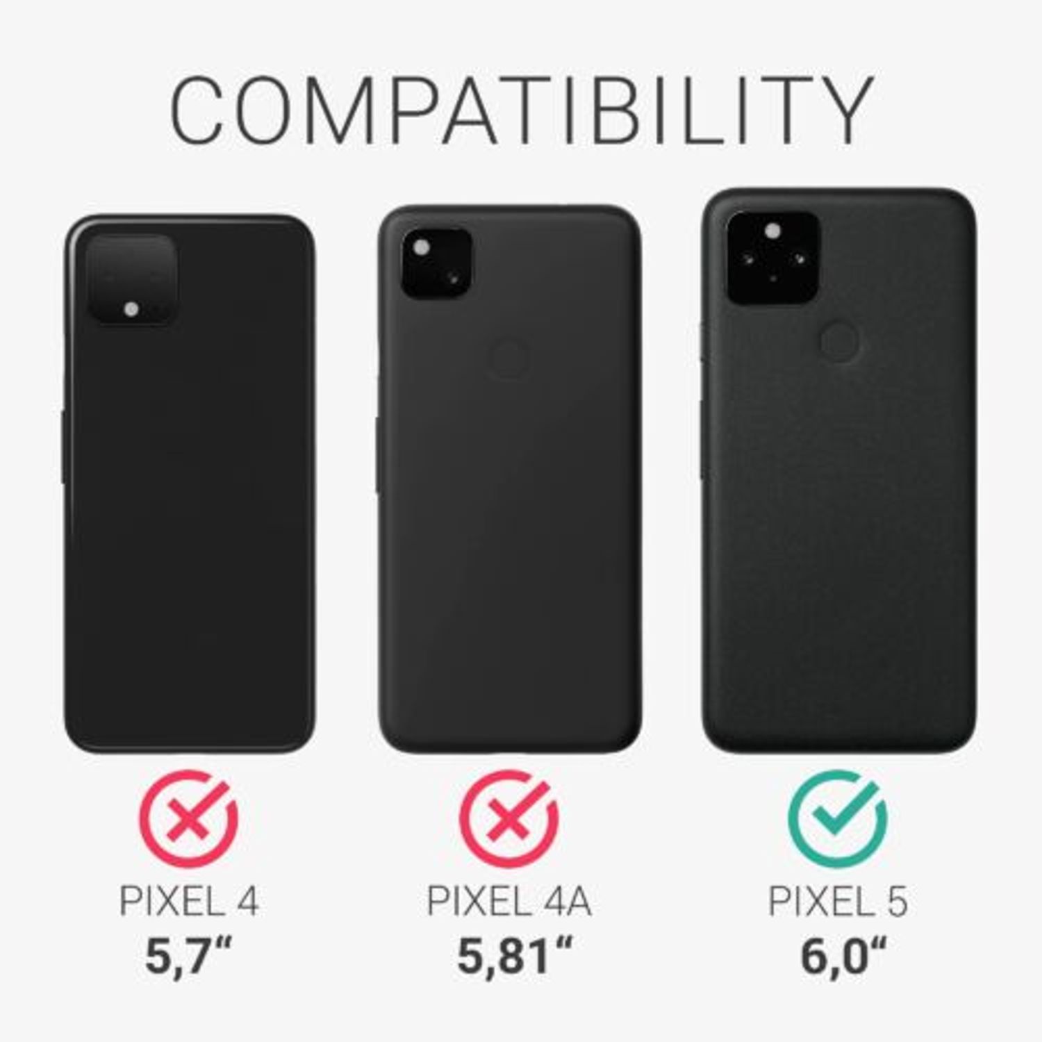 Husa pentru Google Pixel 5, Silicon, Roz, 54161.01 fotografia produsului View 6 L