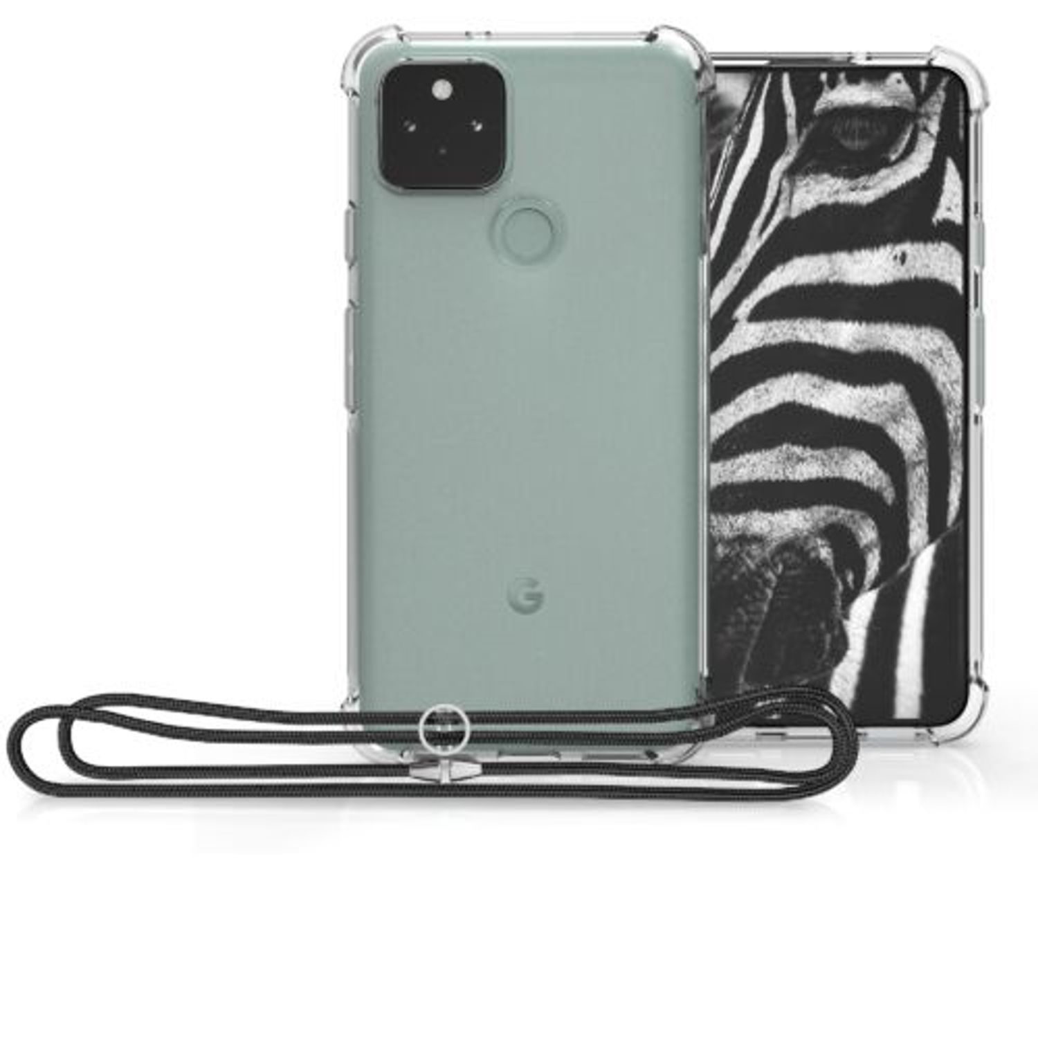 Husa pentru Google Pixel 5, Silicon, Transparent, 53651.21 fotografia produsului View 9 L