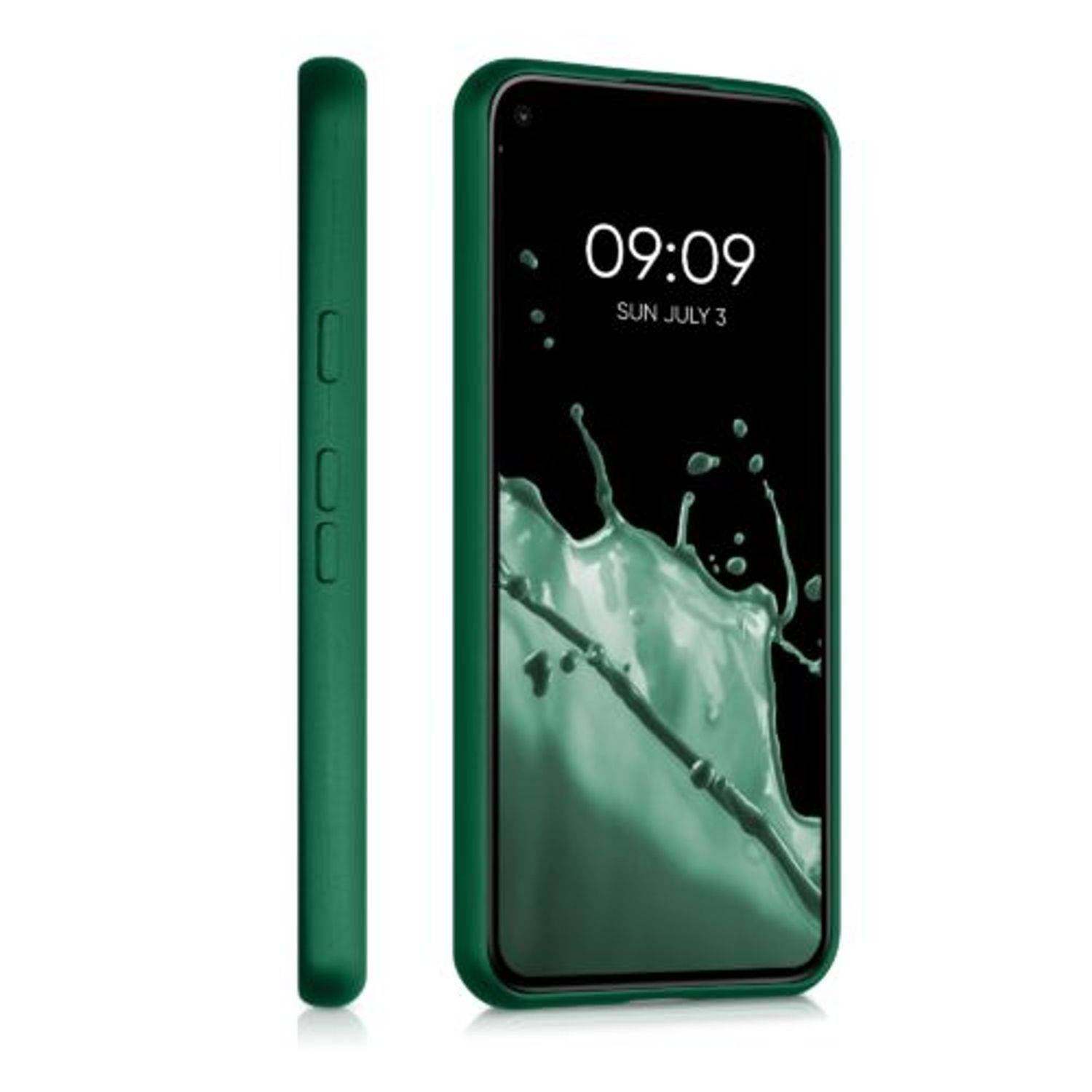 Husa pentru Google Pixel 5, Silicon, Verde, 53565.170 fotografia produsului View 5 L