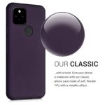 Husa pentru Google Pixel 5, Silicon, Mov, 53565.115 fotografia produsului View 3 S