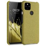 Husa pentru Google Pixel 5a, Textil, Galben, 54994.06 fotografia produsului