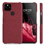 Husa pentru Google Pixel 5a, Textil, Rosu, 54994.76 fotografia produsului View 2 S