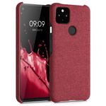 Husa pentru Google Pixel 5a, Textil, Rosu, 54994.76 fotografia produsului