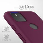 Husa pentru Google Pixel 5a, Silicon, Violet, 55374.187 fotografia produsului View 5 S