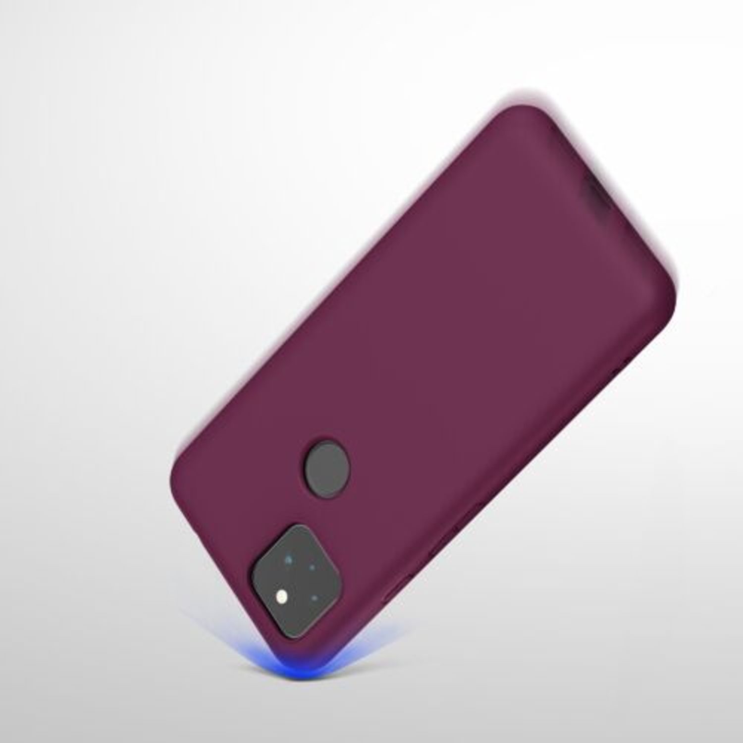 Husa pentru Google Pixel 5a, Silicon, Violet, 55374.187 fotografia produsului View 9 L