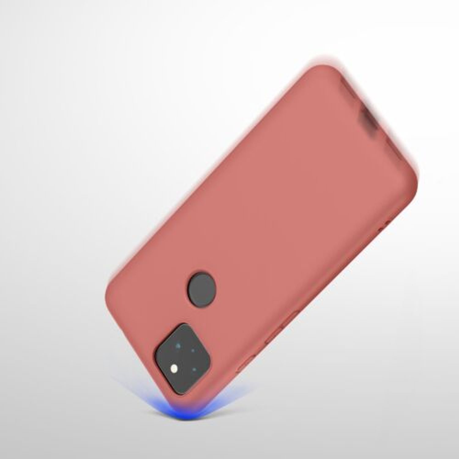 Husa pentru Google Pixel 5a, Silicon, Rose Gold, 55374.215 fotografia produsului View 8 L