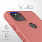 Husa pentru Google Pixel 5a, Silicon, Rose Gold, 55374.215 fotografia produsului View 4 S
