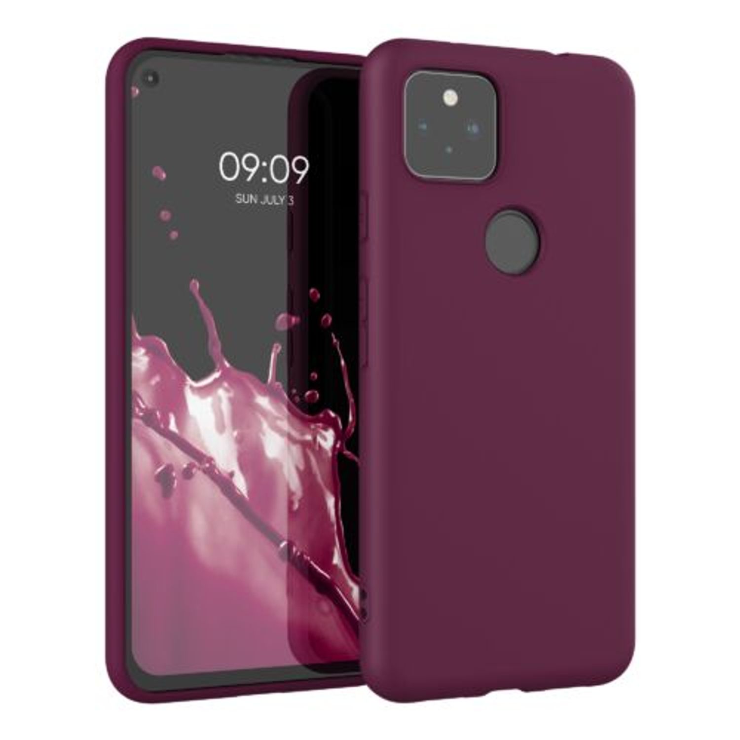 Husa pentru Google Pixel 5a, Silicon, Violet, 55374.187 fotografia produsului