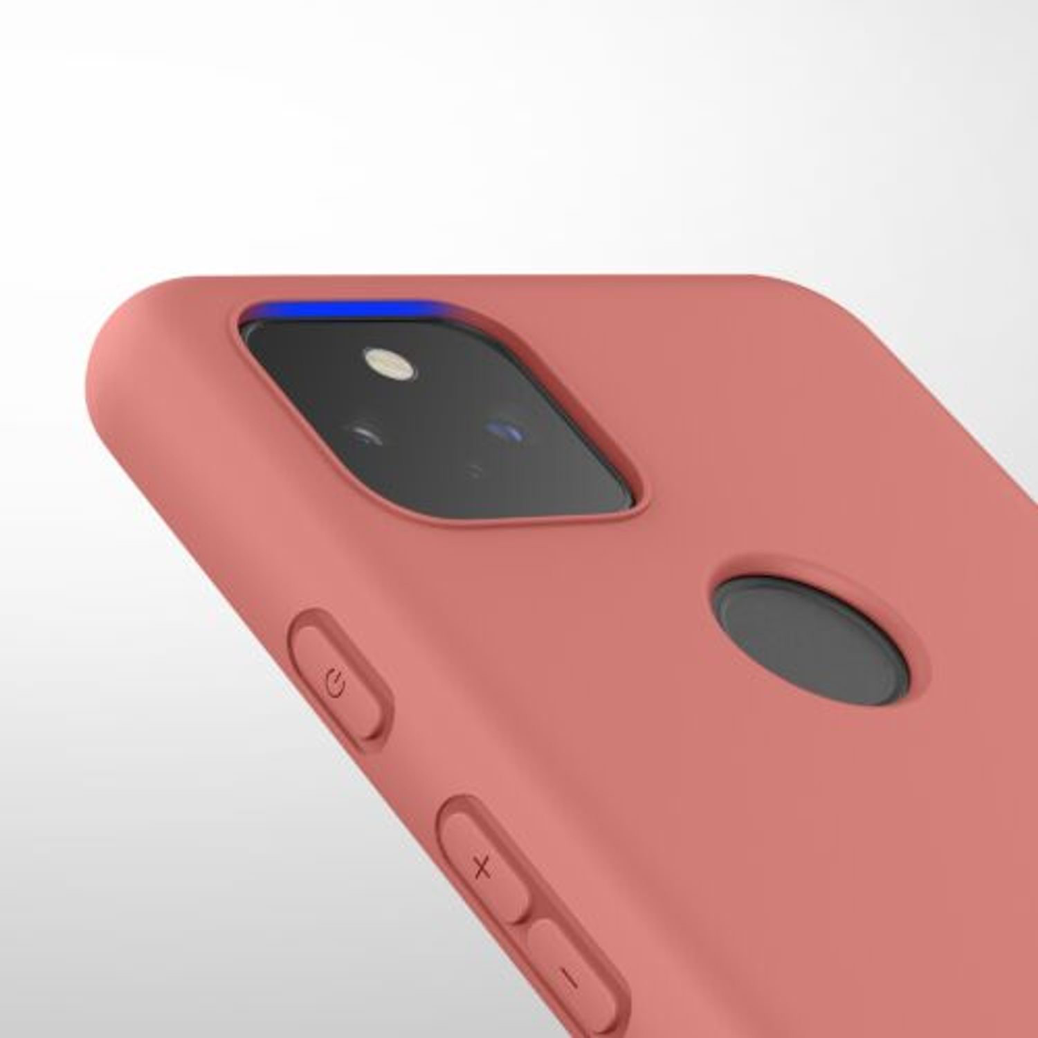 Husa pentru Google Pixel 5a, Silicon, Rose Gold, 55374.215 fotografia produsului View 10 L