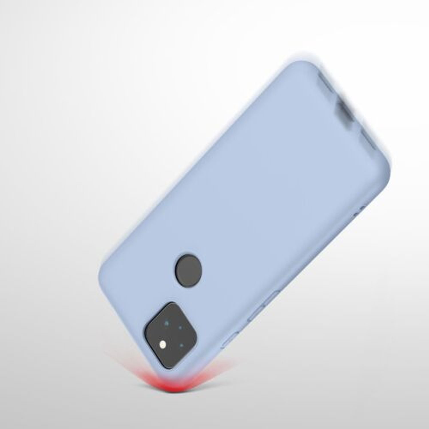 Husa pentru Google Pixel 5a, Silicon, Albastru, 55374.58 fotografia produsului View 10 L