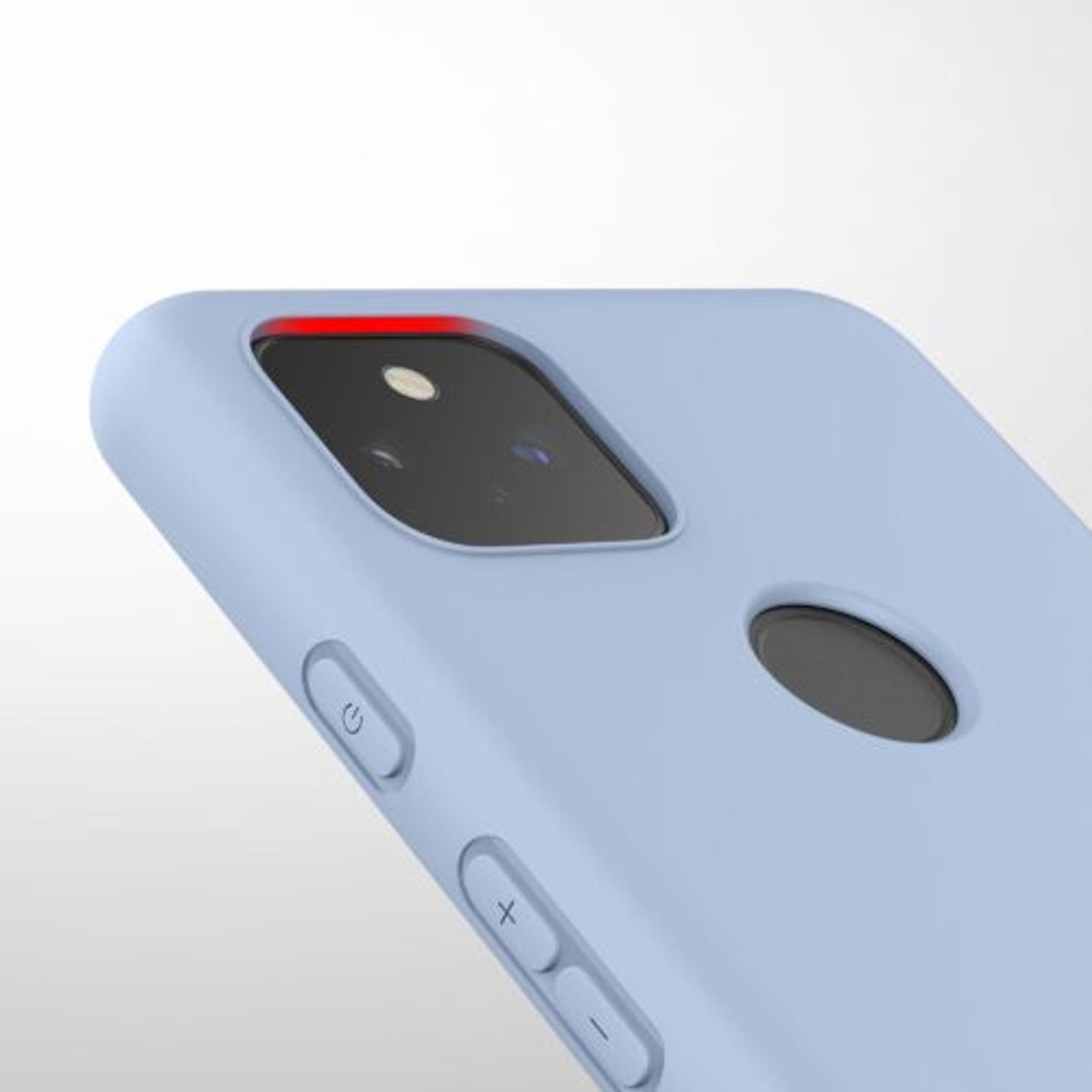 Husa pentru Google Pixel 5a, Silicon, Albastru, 55374.58 fotografia produsului View 9 L