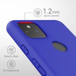 Husa pentru Google Pixel 5a, Silicon, Albastru, 55374.134 fotografia produsului View 4 S