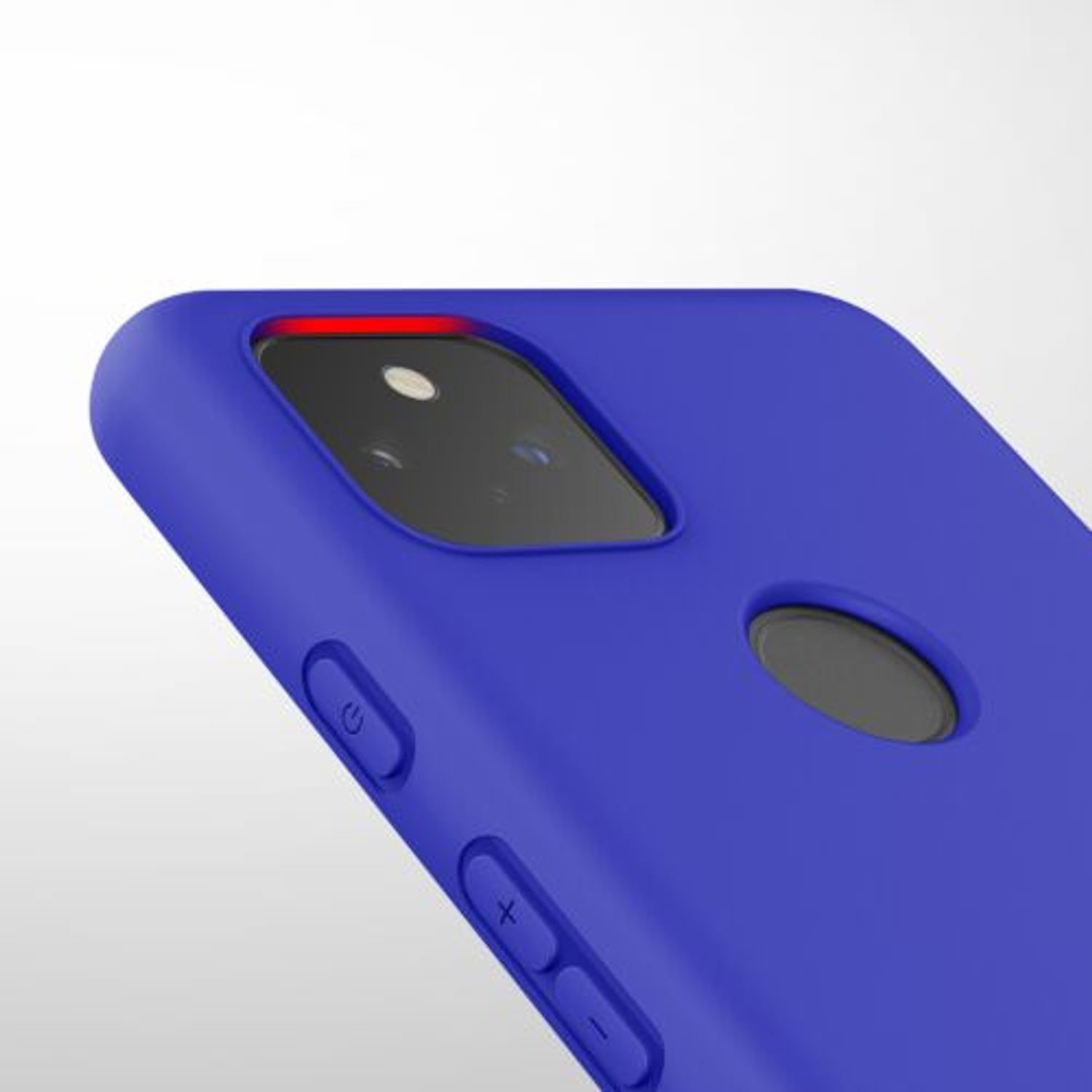 Husa pentru Google Pixel 5a, Silicon, Albastru, 55374.134 fotografia produsului View 9 L