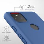 Husa pentru Google Pixel 5a, Silicon, Albastru, 55374.145 fotografia produsului View 4 S