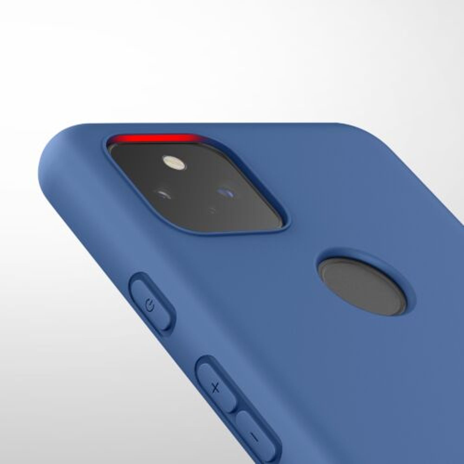 Husa pentru Google Pixel 5a, Silicon, Albastru, 55374.145 fotografia produsului View 8 L