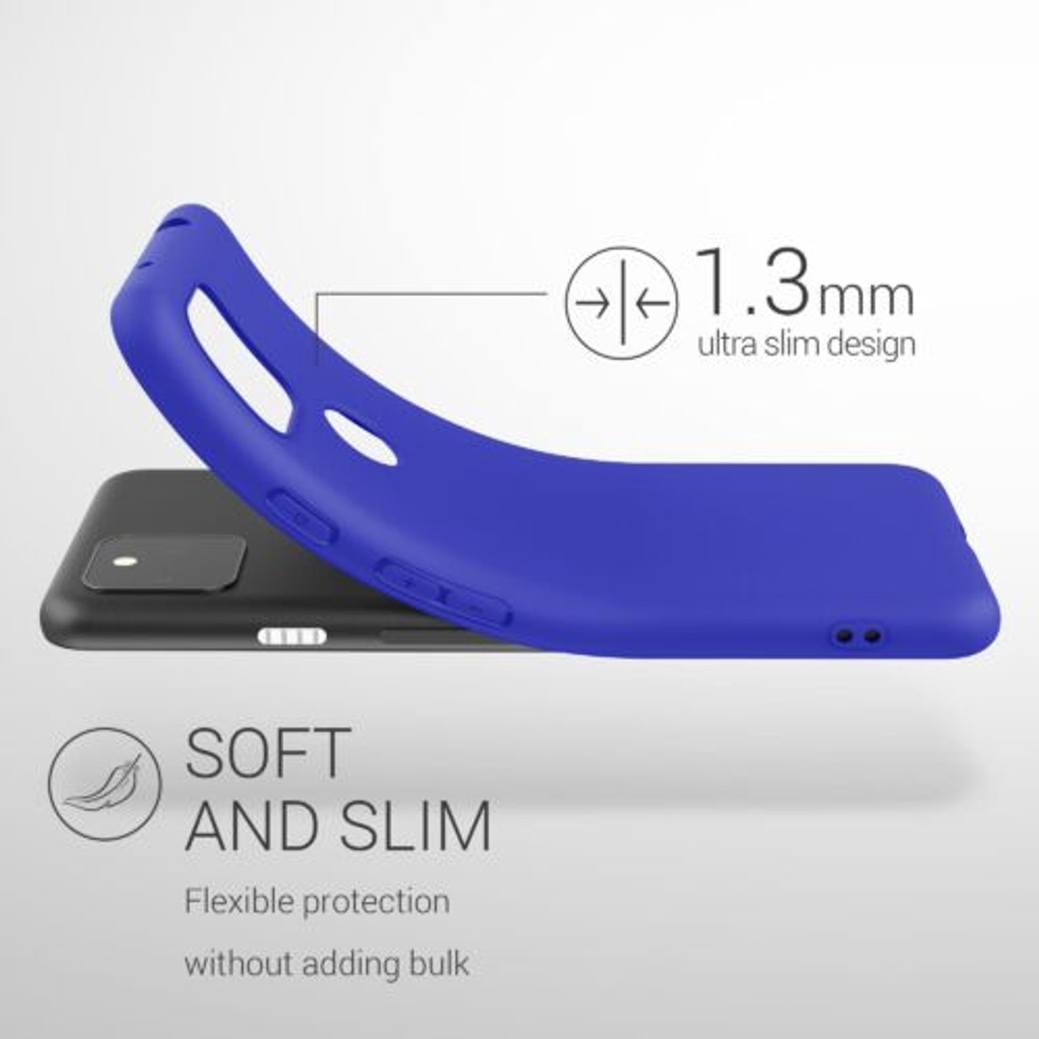Husa pentru Google Pixel 5a, Silicon, Albastru, 55374.134 fotografia produsului View 5 L