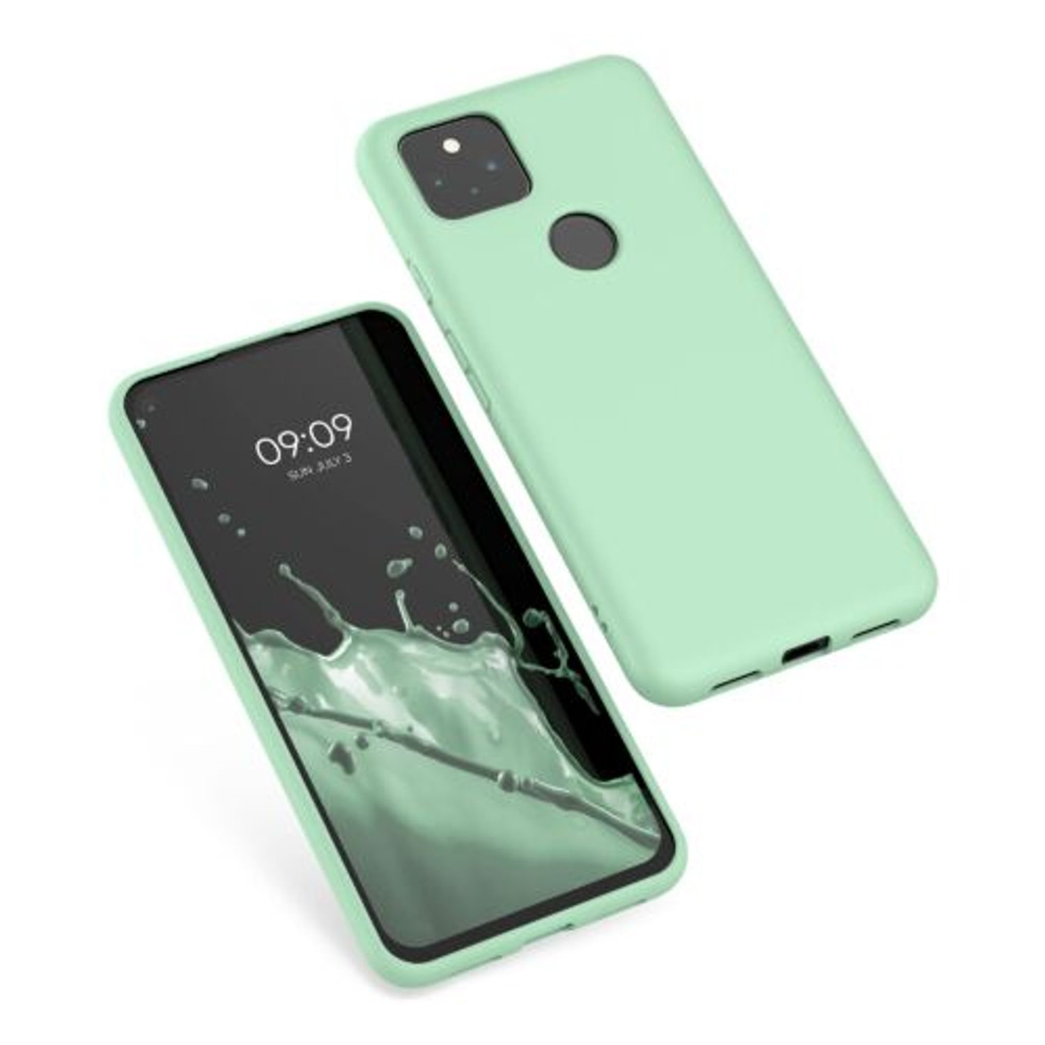 Husa pentru Google Pixel 5a, Silicon, Verde, 55374.50 fotografia produsului View 2 L