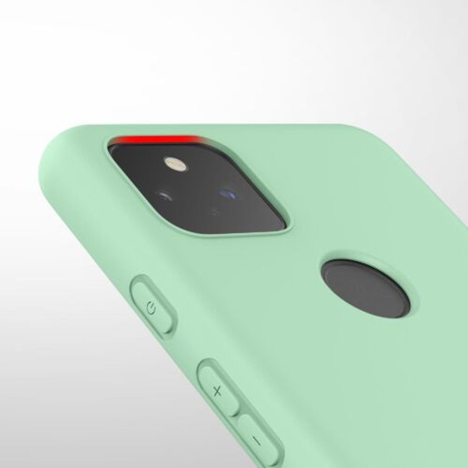 Husa pentru Google Pixel 5a, Silicon, Verde, 55374.50 fotografia produsului View 10 L