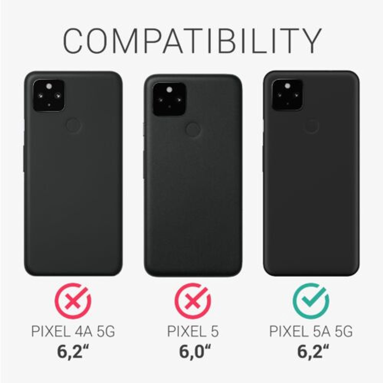 Husa pentru Google Pixel 5a, Silicon, Verde, 55374.214 fotografia produsului View 3 L