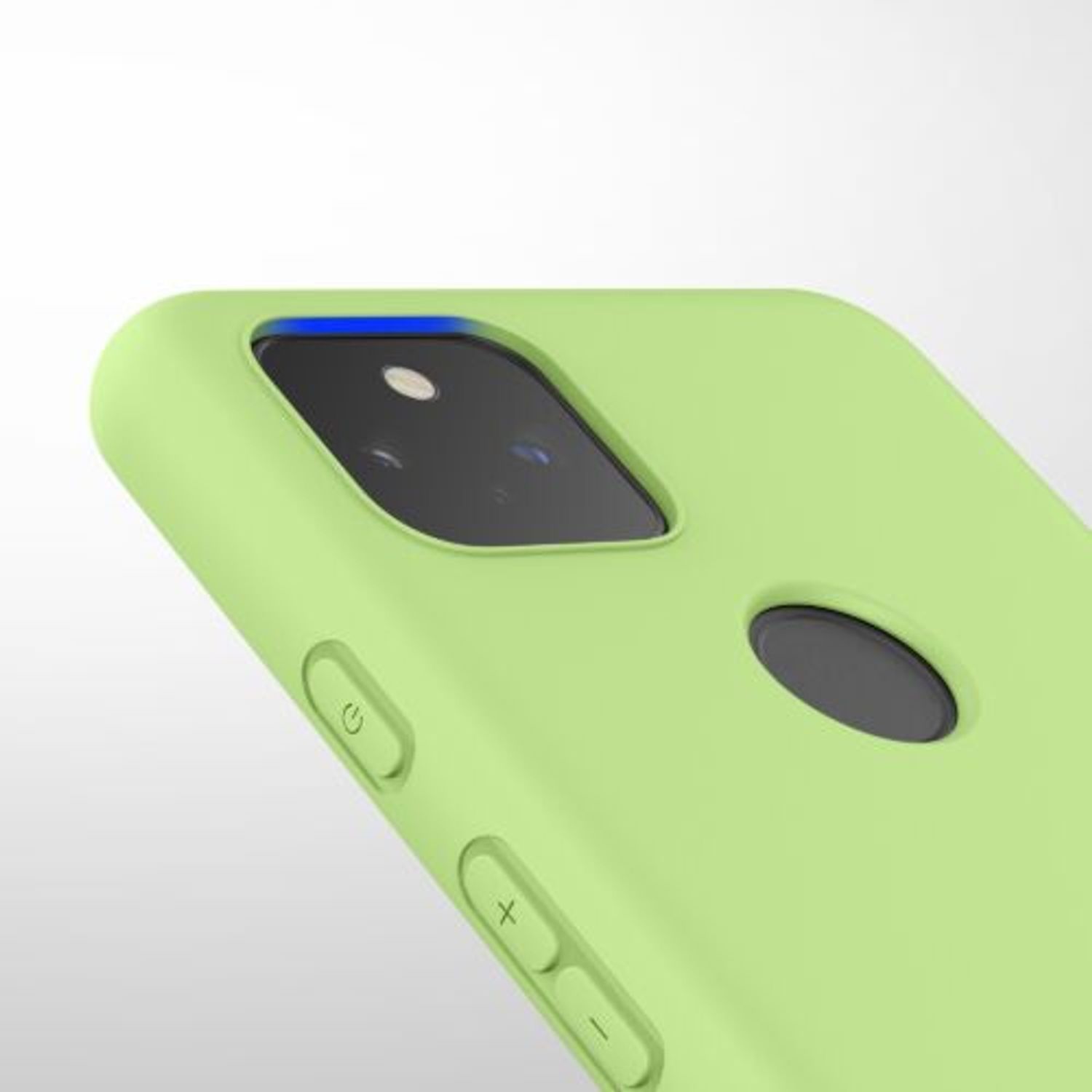 Husa pentru Google Pixel 5a, Silicon, Verde, 55374.214 fotografia produsului View 9 L