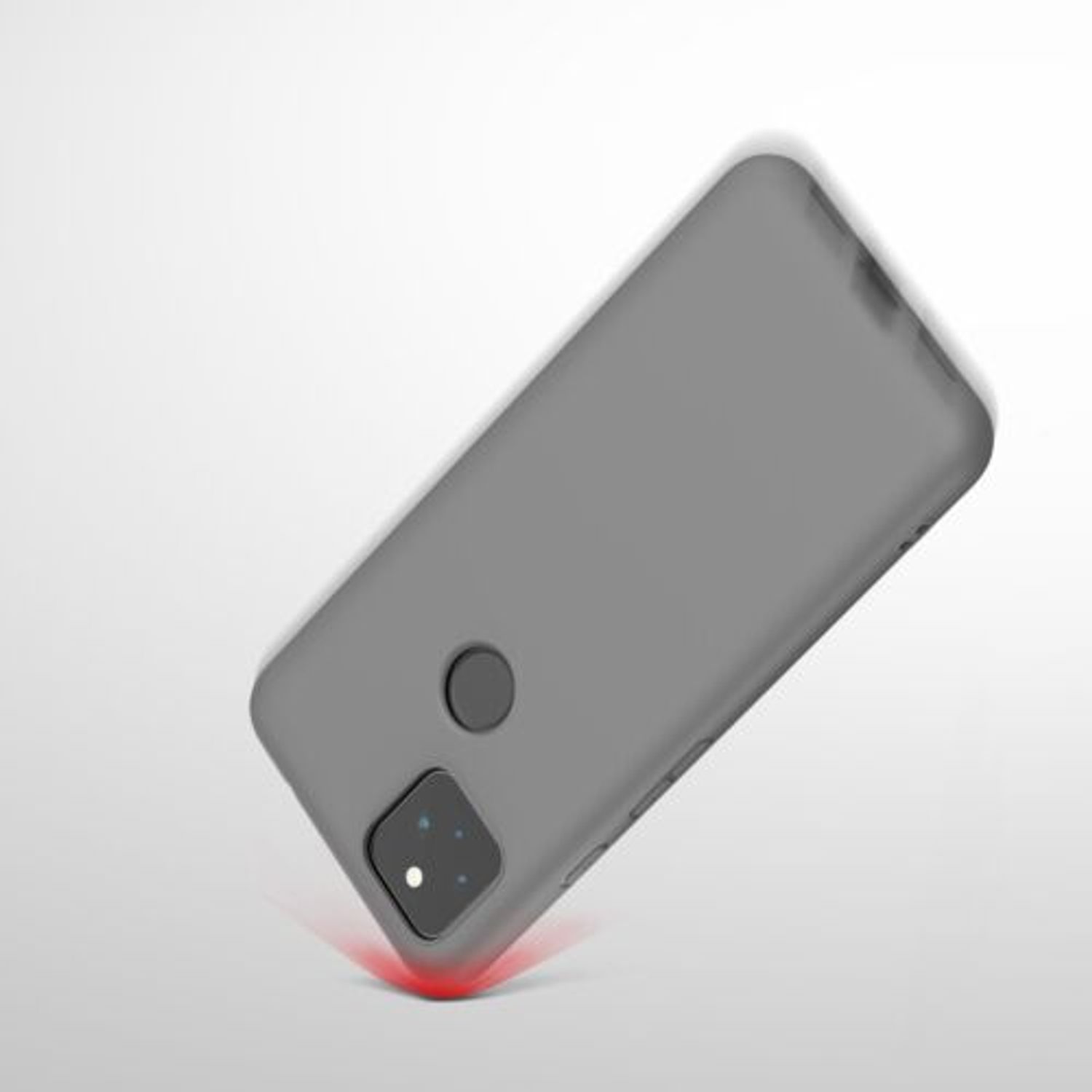 Husa pentru Google Pixel 5a, Silicon, Gri, 55374.155 fotografia produsului View 10 L