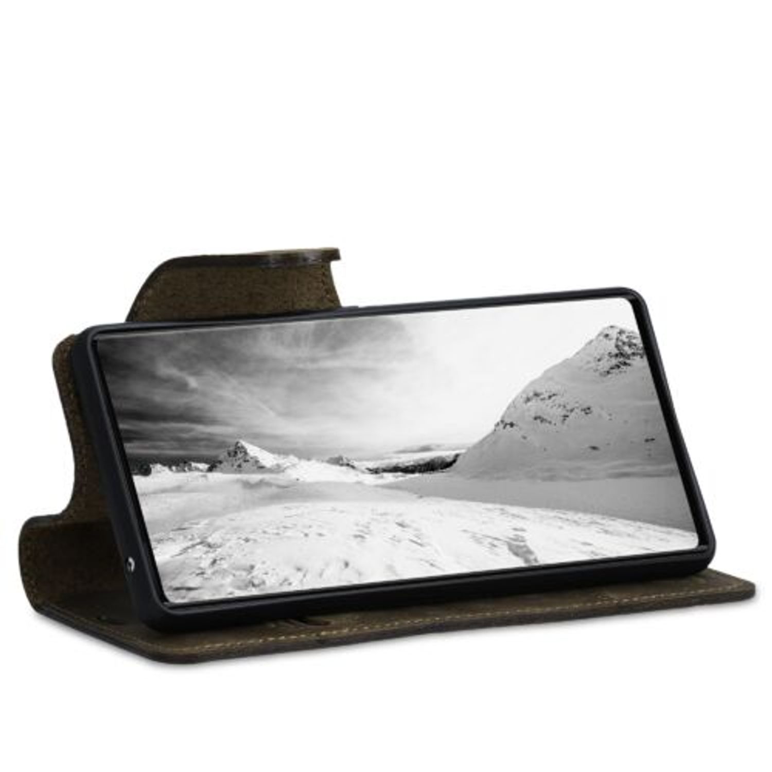 Husa pentru Google Pixel 6, Piele naturala, Maro, 55750.01 fotografia produsului View 8 L