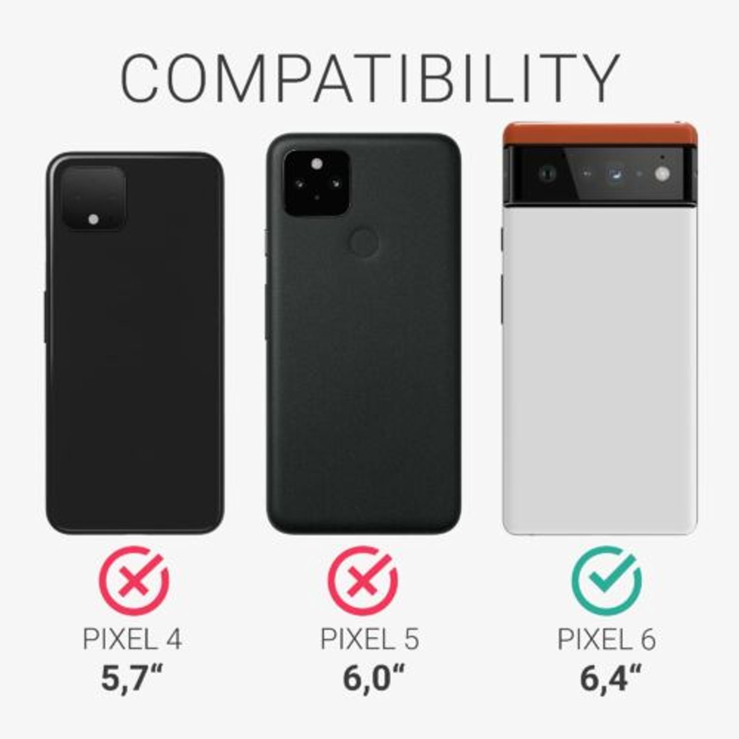 Husa pentru Google Pixel 6, Silicon, Transparent, 55596.03 fotografia produsului View 6 L