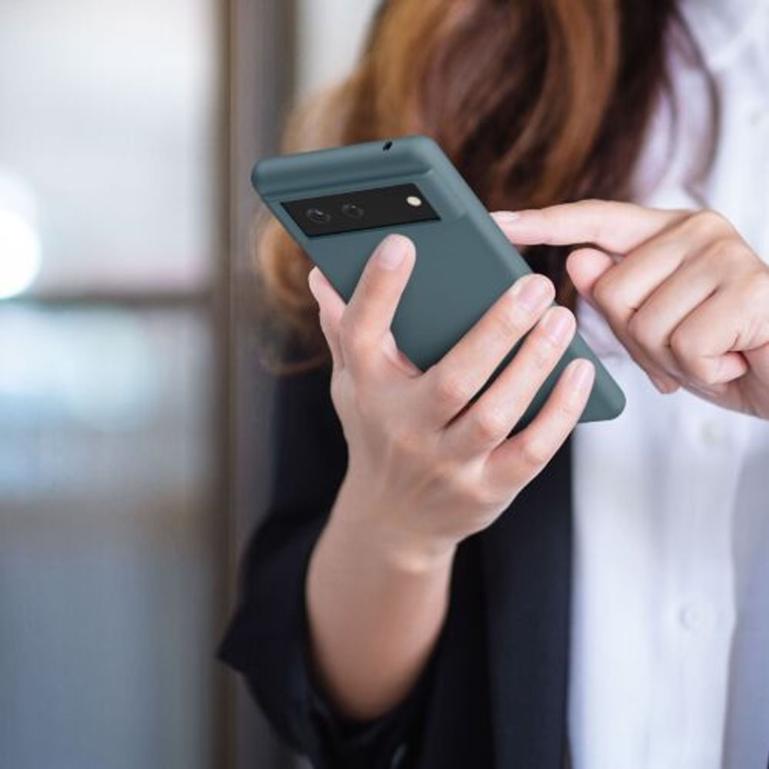 Husa pentru Google Pixel 6, Silicon, Verde, 55434.207 fotografia produsului View 11 L
