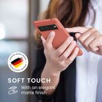 Husa pentru Google Pixel 6, Silicon, Rose Gold, 55434.215 fotografia produsului View 5 S