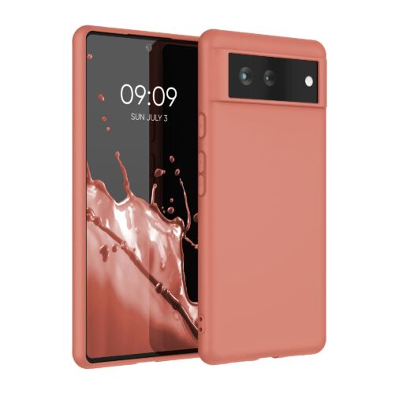 Husa pentru Google Pixel 6, Silicon, Rose Gold, 55434.215 fotografia produsului