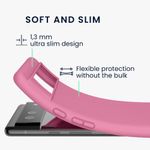 Husa pentru Google Pixel 6, Silicon, Roz, 55434.212 fotografia produsului View 3 S