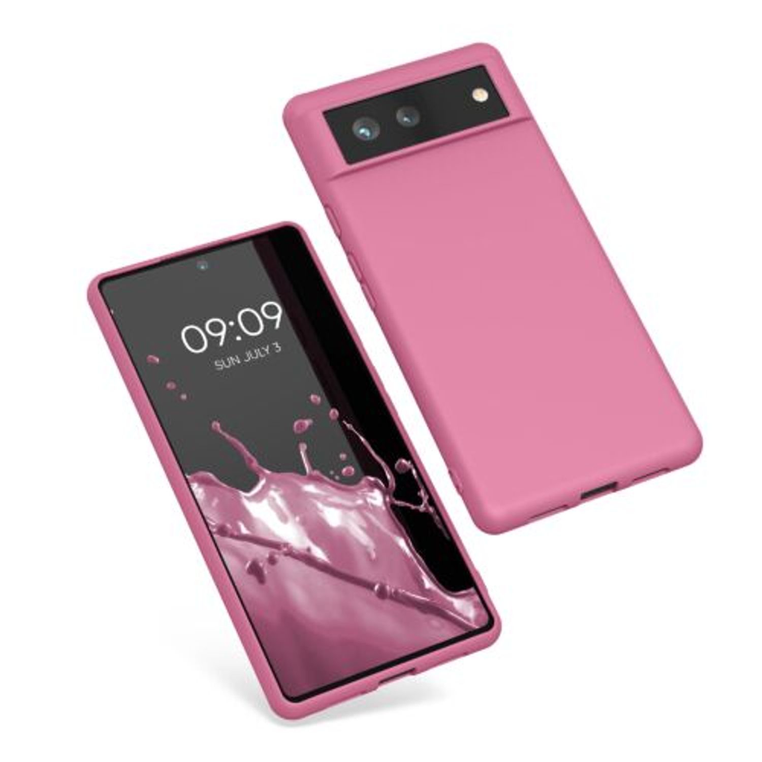 Husa pentru Google Pixel 6, Silicon, Roz, 55434.212 fotografia produsului View 2 L