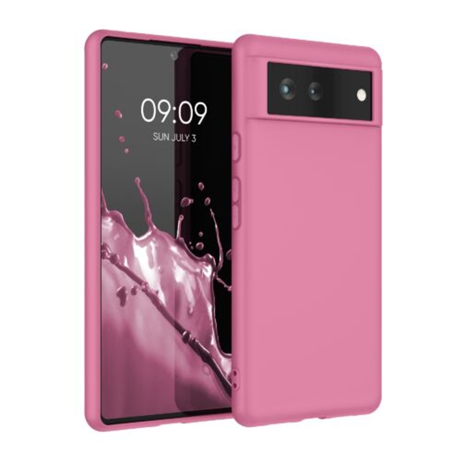 Husa pentru Google Pixel 6, Silicon, Roz, 55434.212 fotografia produsului
