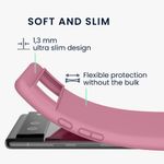 Husa pentru Google Pixel 6, Silicon, Roz, 55434.167 fotografia produsului View 4 S